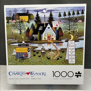 Charles Wysocki 1000-Piece Puzzle - Multicolor